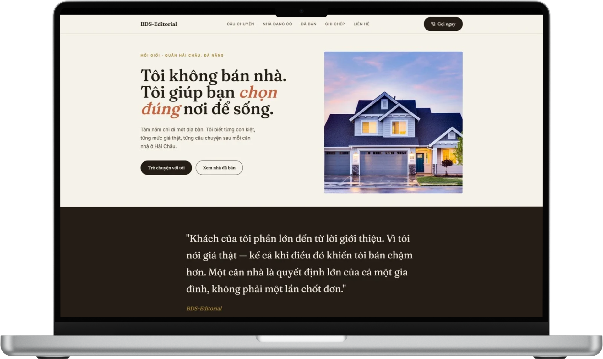 Website cho môi giới BĐS theo cách kể chuyện: xây uy tín cá nhân và niềm tin từ khách hàng